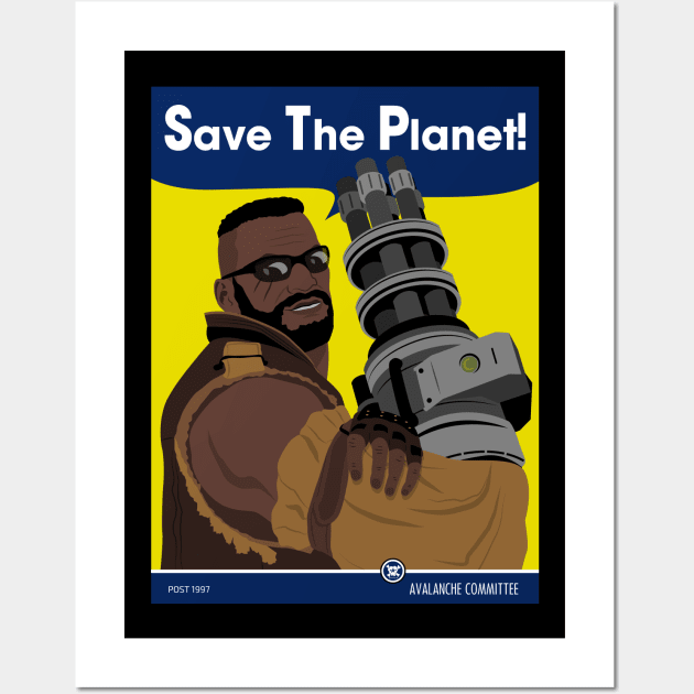 Save the planet Wall Art by Domichan